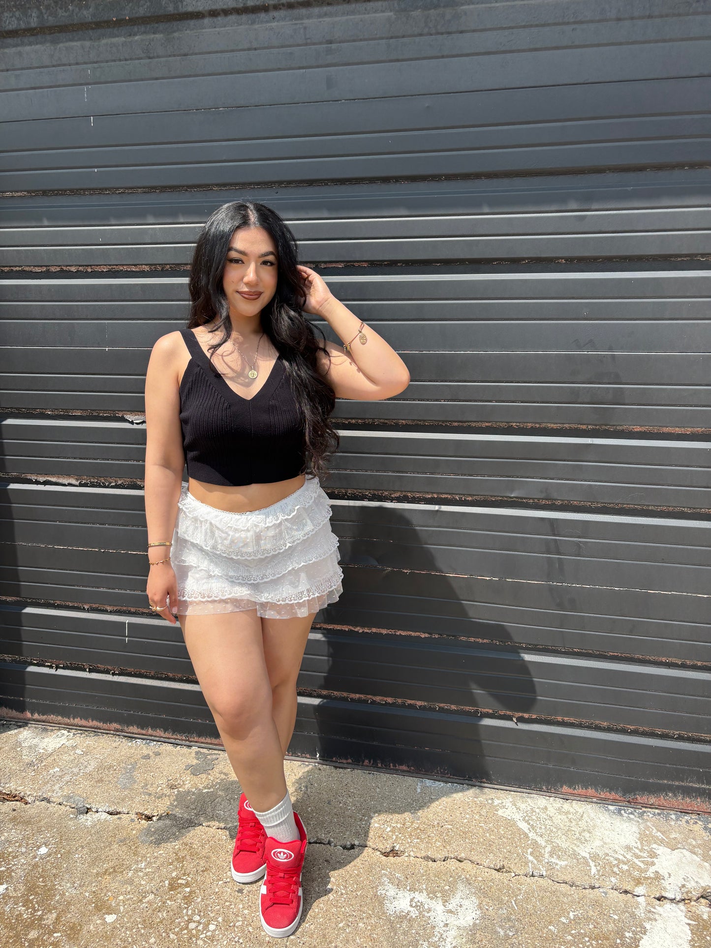 Ruffle shorts