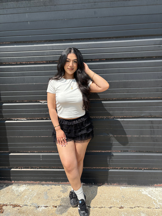 Ruffle shorts