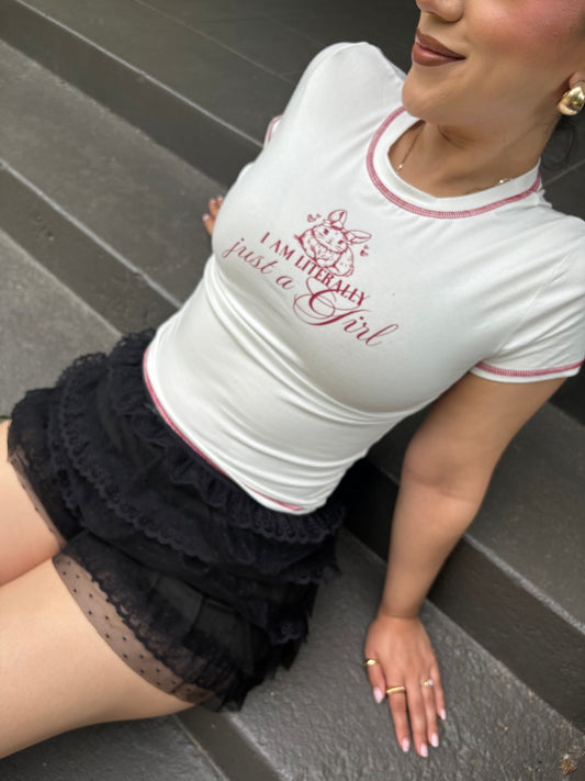 Just a girl tee
