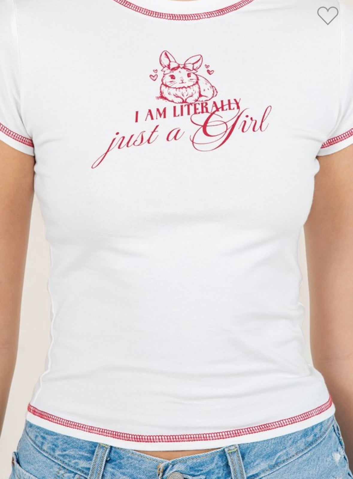 Just a girl tee