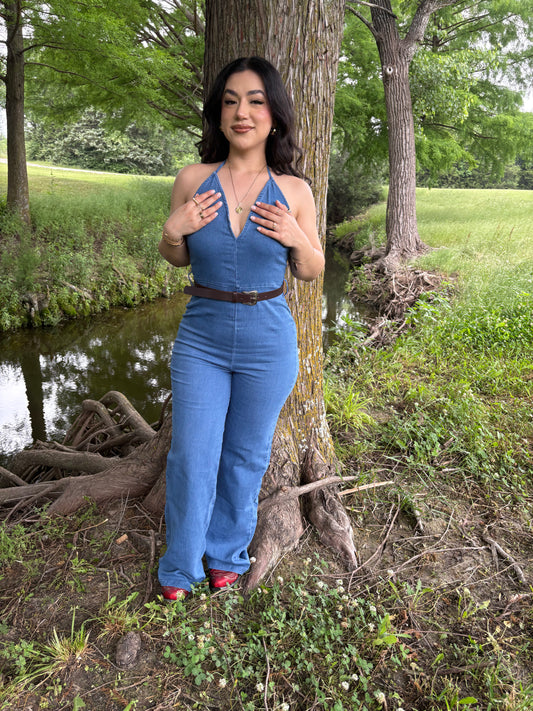 Denim jumpsuit