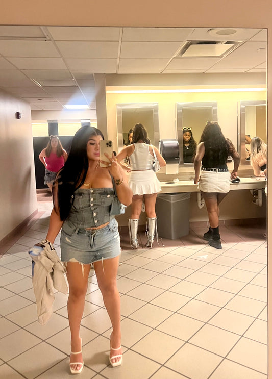 Denim croptop